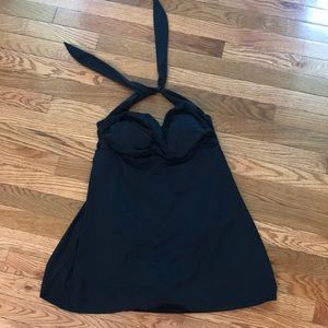 Suddenly Slim Black Swim Dress. EUC.